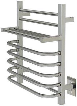 Maui Towel Warmer, Polished, Hardwired, 7 Bars