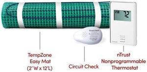 WarmlyYours Electric Floor Heating Kit for a Small Bathroom
