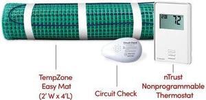 WarmlyYours Electric Floor Heating Kit for a Bathroom with a Single Vanity