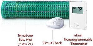 WarmlyYours Electric Floor Heating Kit for a Powder Room