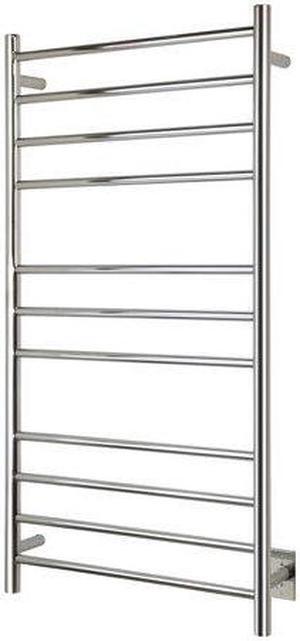Ontario XL Towel Warmer, Polished, Hardwired 11 Bars Refurbished