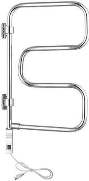 Elements Towel Warmer, Polished Chrome, Plug-in, 4 Bars Refurbished