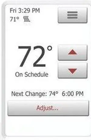 nSpire Touch Programmable Thermostat (White) Refurbished