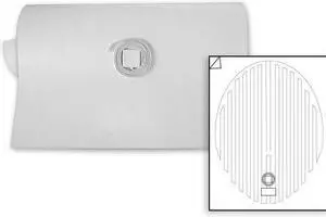 Oval 24 x 32 Mirror Defogger Refurbished