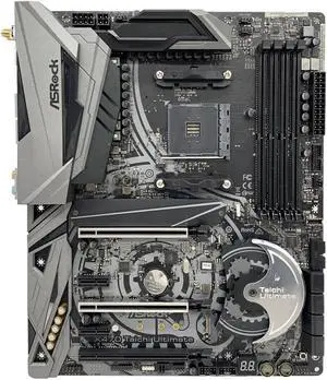 ASRock X470 Taichi Ultimate Motherboard ATX AMD AMD Promontory X470 Socket AM4 DDR4 64GB SATA3 M.2 HDMI WiFi Bluetooth+I/O ASRock X470 Taichi Ultimate Motherboard ATX AMD AMD Promontory X470 Socket AM4 DDR4 64GB SATA3 M.2 HDMI WiFi Bluetooth+I/O