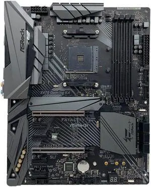 ASRock Fatal1ty X470 Gaming K4 Motherboard ATX AMD Promontory X470 Socket AM4 DDR4 64GB SATA3 M.2 HDMI SPDIF+I/O ASRock Fatal1ty X470 Gaming K4 Motherboard ATX AMD Promontory X470 Socket AM4 DDR4 64GB SATA3 M.2 HDMI SPDIF+I/O