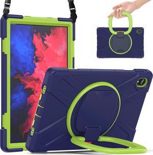 Case Compatible for Lenovo Tab P11 11 inch 2020 Model TB-J606F / TB-J606X with Kickstand, Hand Strap and Shoulder Strap Shockproof Protective Cover