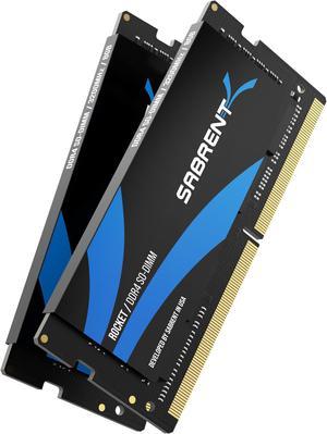 SABRENT Rocket 16GB DDR4 SO-DIMM 3200MHz Memory Kit (2x8GB) for Laptop, Ultrabook, and Mini-PC (SB-DDR8X2)