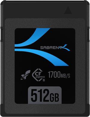 SABRENT Rocket CFX 512GB CFexpress Type B Memory Card R1700MB/s W1500MB/s (CF-XTBT-512)