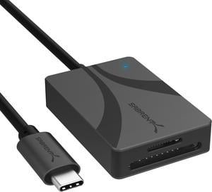 SABRENT USB Type-C Card Reader, Dual-Slot UHS-II SDXC and microSDXC SD 4.0 (CR-CSDM)