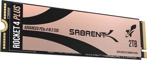 SABRENT 2TB Rocket 4 Plus NVMe 4.0 Gen4 PCIe M.2 Internal SSD Extreme Performance Solid State Drive R/W 7100/6600MB/s (SB-RKT4P-2TB)