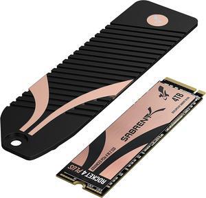 SABRENT 4TB Rocket 4 Plus NVMe 4.0 Gen4 PCIe M.2 Internal Extreme Performance SSD + M.2 NVMe Heatsink for The PS5 Console (SB-RKT4P-PSHS-4TB)