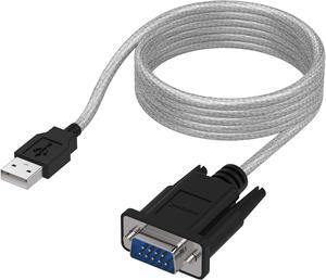 SABRENT Model SBT-USC6K 6 ft. USB to Serial (9-pin) DB-9 RS-232 Adapter Cable