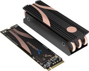  Kingston Fury Renegade 1TB PCIe Gen 4.0 NVMe M.2 Internal  Gaming SSD with Heat Sink, PS5 Ready, Up to 7300MB/s
