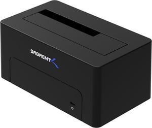 SABRENT USB 3.1 to SATA External Hard Drive Docking Station for 2.5 or 3.5in HDD, SSD [Includes Both Type C and Type A Cables Supports UASP and 10TB Drives] (DS-UTC1)