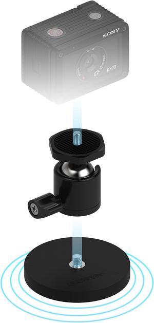 SABRENT Rubber-Coated Magnetic Mount for Action Cam and Small Cameras (CS-MG66)