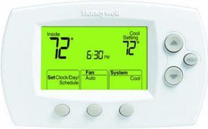 Honeywell TH6110D1021/U - Large-Size Display Programmable Thermostat for 1H/1C