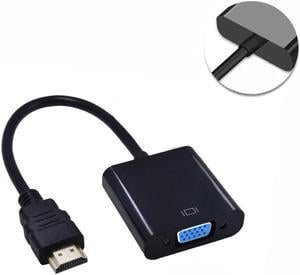 1080P HDMI To VGA Adapter HDMI Splitter to VGA Converter Digital Analog Video 3.5mm jack Audio Adaptor for PS4 Laptop Projector