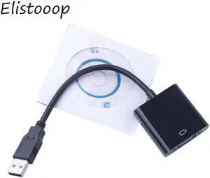 1080P USB 3.0 to VGA Multi-Display Video Graphic External Cable Adapter Wire for laptop DVD PC Monitor Projector HDTV