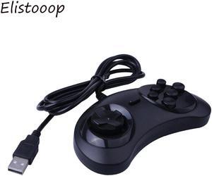 Classic 6 Buttons Gamepad Wired  Game Controller Joystick for SEGA Genesis/MD PC/MAC Mega Drive  Gamepad