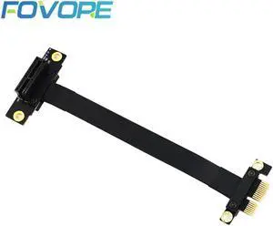 PCI-e extension cable 36PIN 1X 90 degree extension cable  PCI e PCIe PCI express x1 Riser Cables