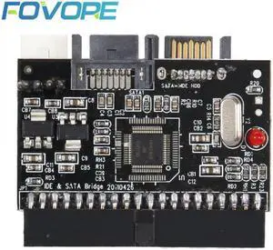 2 In 1 IDE to SATA/SATA to IDE Adapter Converter Support Serial ATA 40pin IDE port Serial ATA port 4 pin power connector QJY99