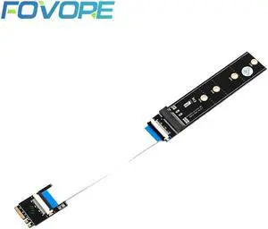 M.2 M2 NGFF M Key to Key A + E Extension Cable M.2 SSD Adapter Card Extender extend Cable