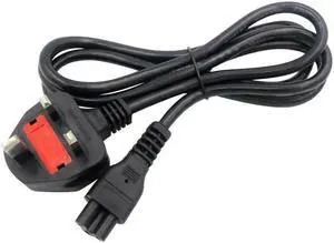 UK Plug Power Cord British Main C5 Cloverleaf AC Power Supply Lead Extension Cable 1.5m For Notebook Laptop Computer LG TV