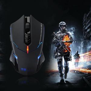 X-08 2000DPI Adjustable 7Button 2.4G Wireless Gaming Mouse Professional Wireless Gaming Mouse for Gamer Mute LED Mice for PC