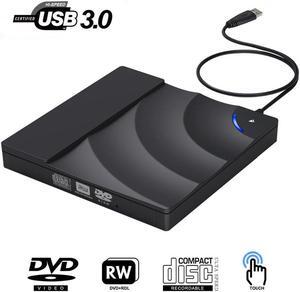 External DVD Drive High Speed USB 3.0 CD DVD Drive For Laptop Desktop Portable Slim CD DVD +/-RW Burner Player Writer Rewriter