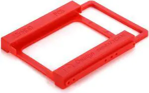 Plastic 2.5 Inch to 3.5 Inch SSD HDD Mounting Bracket Adapter 2.5" Hard Drive Holder For Desktop PC Plastic 2.5 Inch to 3.5 Inch SSD HDD Mounting Bracket Adapter 2.5" Hard Drive Holder For Desktop PC