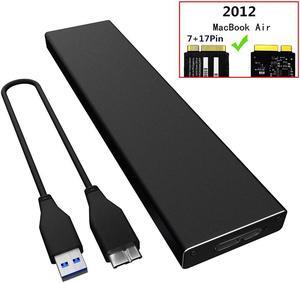 External Hard Drive Case For 2012 MacBook Air SSD USB 3.0 to A1465 A1466 SSD Adapter Enclosure For MD223 MD224 MD231 M232