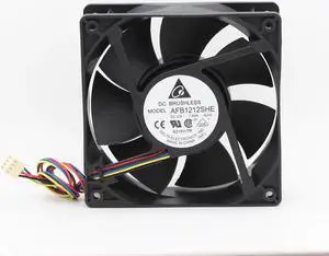 for delta AFB1212SHE 12038 12cm 1.6A 12v 4wire PWM cooling fan 120*120*38mm