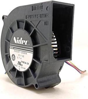 A35397-35BRA  97×94×33MM 4500RPM 37.97CFM For Nidec 9733 blower 12V 2.7A a35397-35bra PWM high volume violent turbine fan