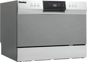 Danby DDW631SDB 6 Place Setting Countertop Dishwasher in Silver