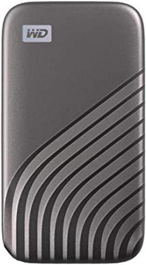 WD 1TB My Passport SSD External Portable Drive, Gray, Up to 1,050 MB/s - WDBAGF0010BGY-WESN