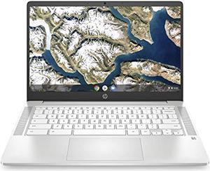 HP Chromebook 14-Inch HD Laptop, Intel Celeron N4000, 4 GB RAM, 32 GB eMMC, Chrome (14a-na0020nr, Ceramic White)