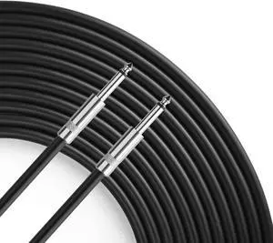 Yoico Pro 100 Feet 12AWG 1/4 to 1/4 Speaker Cable - Heavy Duty 100ft 12 Gauge Speaker Wire Cord for Audio Amplifier - Single