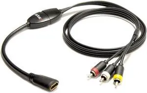 iSimple ISHD01 MediaLinx HDMI To Composite Video/Audio Adapter Cable (Black) iSimple ISHD01 MediaLinx HDMI To Composite Video/Audio Adapter Cable (Black)