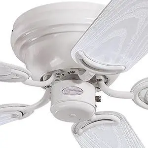 Westinghouse Lighting 7217200 Contempra 48-Inch Indoor/Outdoor Ceiling Fan, White Finish