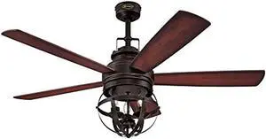 Westinghouse Lighting 7217100 Stella Mira 52-Inch Vintage Ceiling Fan, Reversible Blades, Oil Rubbed Bronze Finish