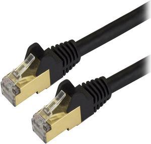 8FT CAT6A BLACK ETHERNET STP