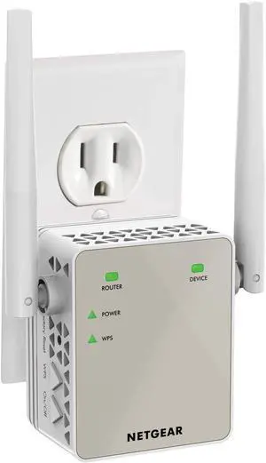Xiaogan Wi-Fi Range Extender EX6120 - Coverage Up to 1500 Sq Ft and 25 Devices with AC1200 Dual Band Wireless Signal Booster & Repeater (Up to 1200Mbps Speed), and Compact Wall Plug Design