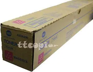 Konica Minolta TN324M A8DA330 Bizhub C258 C308 C368 Toner Cartridge (Magenta) in Retail Packaging