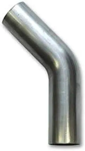 Vibrant Performance VIB13102 Vibrant (13102) 45Â° T304 Stainless Steel Mandrel Bend Tube