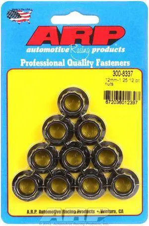 Metric 12Point Nut; 10Pieces