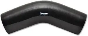 4 Ply Reinforced Silicone; 45 Deg Elbow Connector