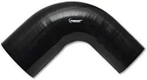 Vibrant (2781) Black 2.5" I.D. x 2.75" I.D. Reducer Elbow