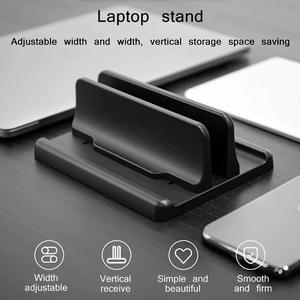 Aluminum Alloy Vertical Adjustable Laptop Stand Suitable For Desktop Laptop Cooling Rack For MacBook Air Pro 16 13 15 IPad Book