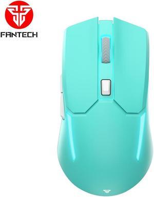 FANTECH  Wireless Gaming Mouse,Medium-size ,Ergonomic Hand Grips,2.4 GHz wreless Fast charge,RGB Gamer Desk Laptop PC Gaming Mouse, for Windows 7/8/10/11/XP Vista Linux MacOs,Mint